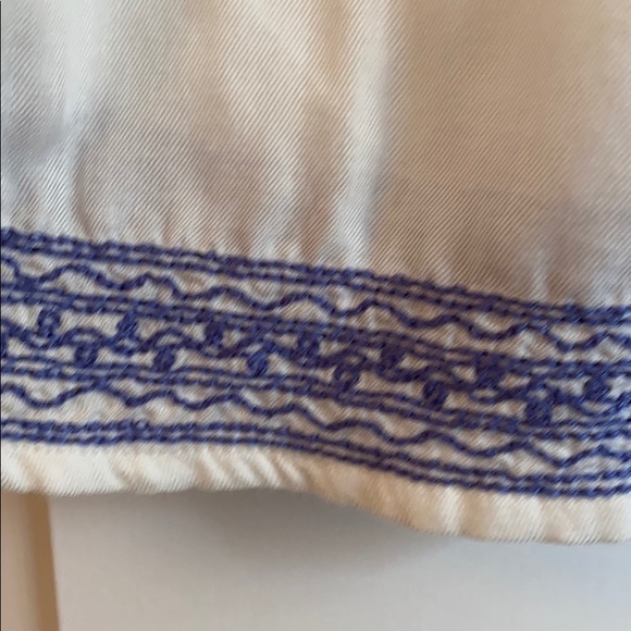 Joie embroidered flutter sleeve top - Picture 4 of 7